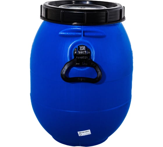 Бочка с винтовой крышкой ТАРА п/э, 40 л, синяя 11351