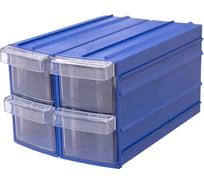 Четыре прозрачных ящика в комплекте с корпусом Sembol Plastik 19327