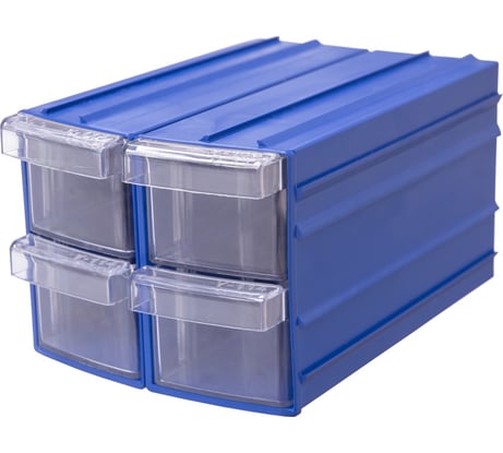 Четыре прозрачных ящика в комплекте с корпусом Sembol Plastik 19327