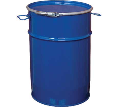 Стальная бочка Тара.ру 50л с крышкой на обруч /коническая/ 00903