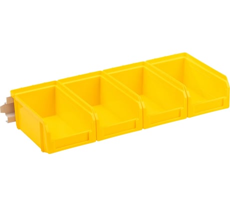 Настенный органайзер СТЕЛЛА-ТЕХНИК 4 желтых ящика v-1 V-1-440-желтый