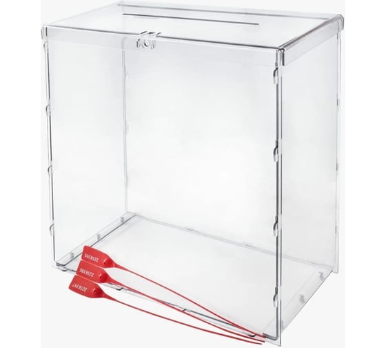 Урна для голосования, хранения CRYSTAL-BOX разборная №4 (40x20x40 см) urna4