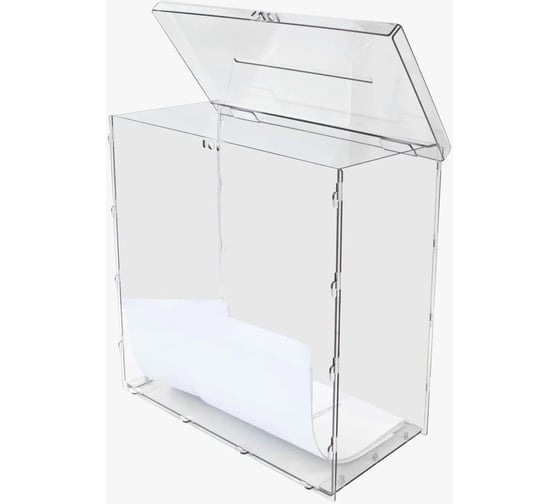Урна для голосования, хранения CRYSTAL-BOX разборная №4 (40x20x40 см) urna4