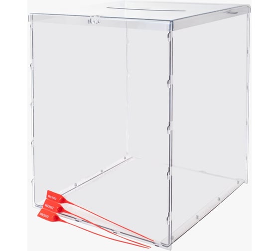Урна для голосования, хранения CRYSTAL-BOX разборная №5 (40x40x50 см) urna5