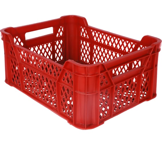 Пластиковый ящик для пищевых продуктов Литер 12 кг 643-LR-Я-12-24-ПЭ