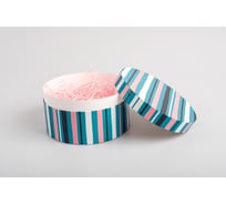 Круглая коробка для цветов, подарков и хранения Cartonnage PKPM.07.10.13.Kr