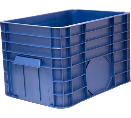 Ящик Тара.ру п/э 710х500х455 сплошной 120л синий 00964