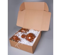 Самосборная картонная коробка-гофрокороб PACK INNOVATION 37x37x14 см, 50 шт. IP0GKSS373714-50