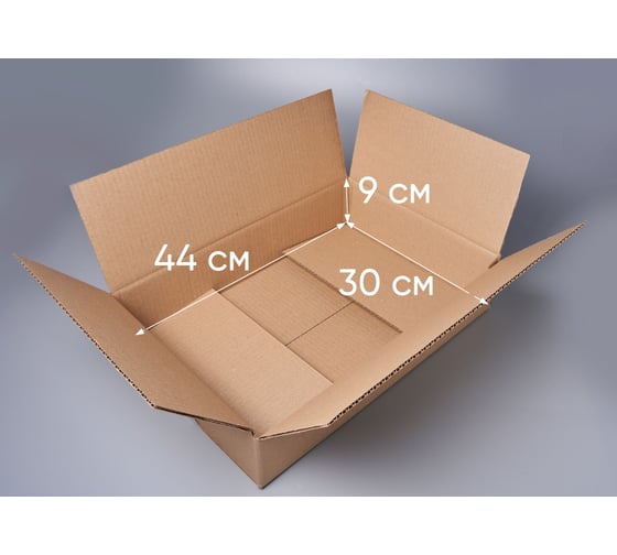 Картонная коробка PACK INNOVATION 44x30x9 см, 11.8 л, 100 шт. IP0GK00443009-100