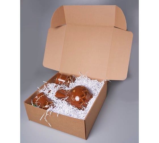 Картонная коробка PACK INNOVATION самосборная 37x37x14 см, 19.2 л, 100 шт. IP0GKSS373714-100 1