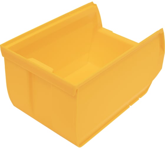 Ящик Gigant 250x150x130 ПП желтый 32072
