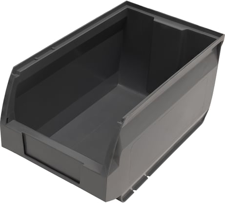 Ящик Gigant 250x150x130 ПП темно-серый 32076