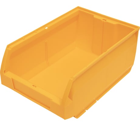 Ящик Gigant 350x230x150 ПП желтый 32077