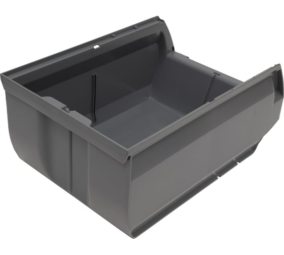 Ящик Gigant 350x230x150 ПП темно-серый 32081
