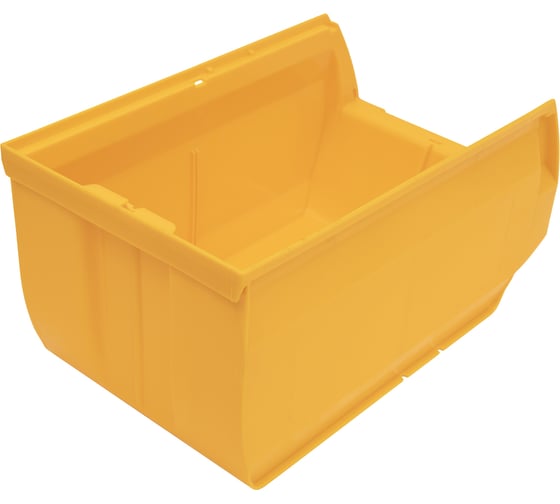 Ящик Gigant 400x230x200 ПП желтый 32082