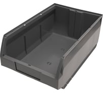 Ящик Gigant 400x230x200 ПП темно-серый 32087