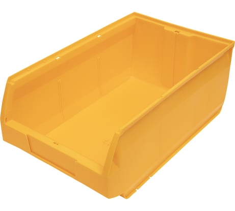 Ящик Gigant 500x310x200 ПП желтый 32088