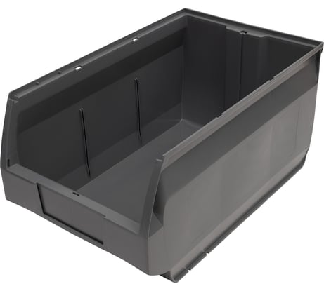 Ящик Gigant 500x310x250 ПП темно-серый 32093