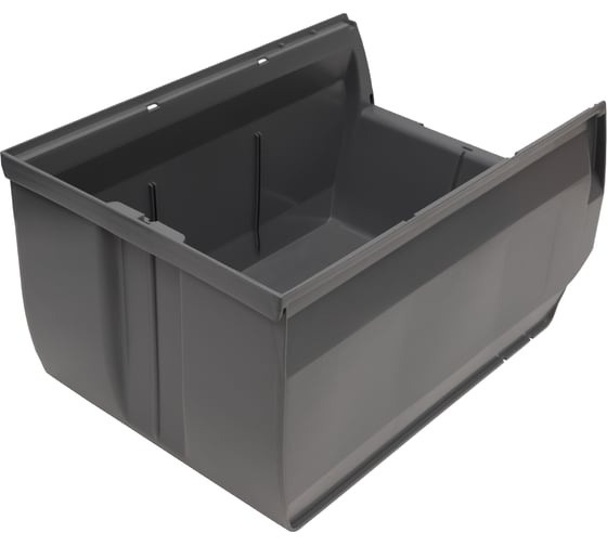 Ящик Gigant 500x310x250 ПП темно-серый 32093