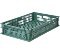 Ящик Дигрус 39 л, перфорированный, 740x465x145, зелёный Я/ПЕР-39-З/Д