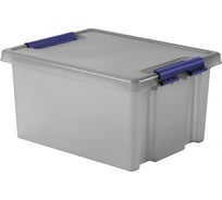 Контейнер с крышкой HONEYCOMB 36 л, серия HOME, антрацит M-H36-00.76new