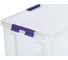Контейнер с крышкой HONEYCOMB 80 л, серия, прозрачный HOME M-H80-00.07new 4