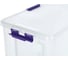 Контейнер с крышкой HONEYCOMB 80 л, серия, прозрачный HOME M-H80-00.07new 3