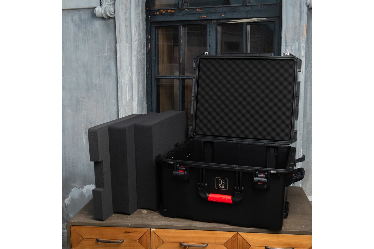 Кейс на колесах с ручкой DGCASE ударопрочный, IP67, 550х450х295 DGCASE ...
