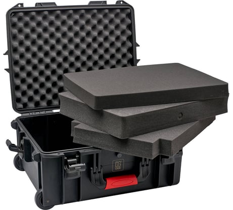 Кейс на колесах с ручкой ударопрочный DGCASE, IP67, 490х360х205 60-02 DGCASE@60-02