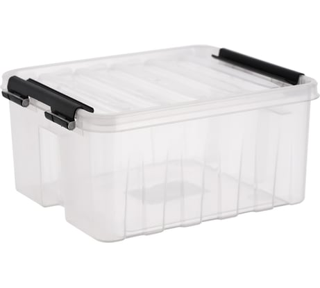 Контейнер с крышкой HONEYCOMB 210x170x100 мм, 2,5 л, прозрачный M-002-00.07n