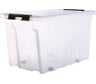 Контейнер с крышкой HONEYCOMB 580x390x365 мм, 70 л, прозрачный M-070-00.07n