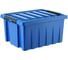 Контейнер с крышкой HONEYCOMB 500x390x255, 36 л, синий M-036-00.06n 1