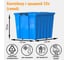 Контейнер с крышкой HONEYCOMB 500x390x405, 50 л, синий M-050-00.06n 2