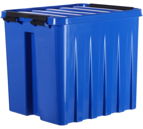 Контейнер с крышкой HONEYCOMB 210x170x180, 4.5 л, синий M-004-00.06n