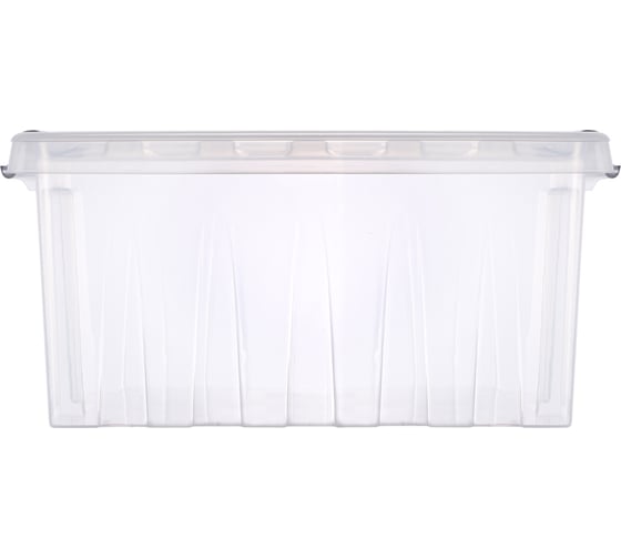 Контейнер с крышкой HONEYCOMB 335x220x160, 8 л, прозрачный M-008-00.07n