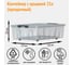 Контейнер подкроватный HONEYCOMB 580x390x185, 35 л, прозрачный M-035-00.07n 2
