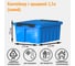 Контейнер с крышкой HONEYCOMB 210x170x100, 2,5 л, синий M-002-00.06n 1