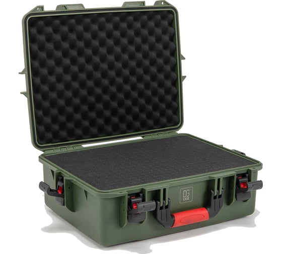 Кейс герметичный DGCASE ударопрочный, IP67, 490х360х185 DGCASE@60-02A-olive 1