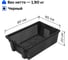 Ящик овощной Rainberg 600x200x400 мм черный 1.9 кг штабелируемый 6173 3