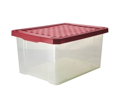 Ящик для хранения Branq Unibox 12 л, бордовый BQ2561БРД