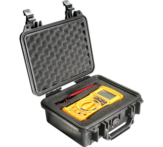 Защитный кейс Pelican 1200 черный с поропластом 1200-000-110E