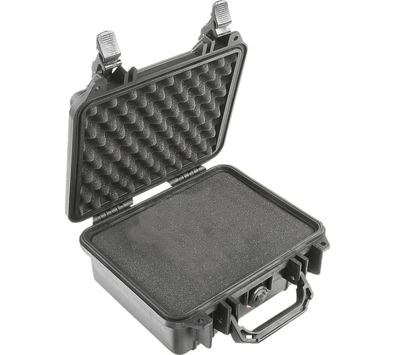 Защитный кейс Pelican 1200 черный с поропластом 1200-000-110E
