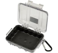 Защитный кейс Pelican 1020 черный с прозрачной крышкой 1020-025-100E