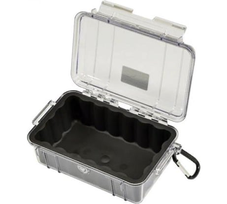 Защитный кейс Pelican 1050 черный с прозрачной крышкой 1050-025-100E
