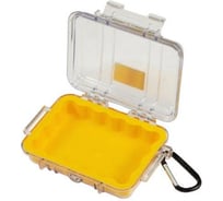 Защитный кейс Pelican 1020 желтый с прозрачной крышкой 1020-027-100E