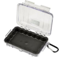 Защитный кейс Pelican 1040 черный с прозрачной крышкой 1040-025-100E