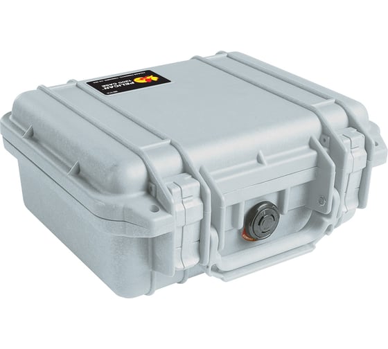 Защитный кейс Pelican 1200 серый пустой 1200-001-180E 1