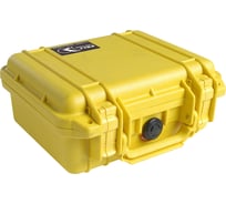 Защитный кейс Pelican 1200 желтый с поропластом 1200-000-240E