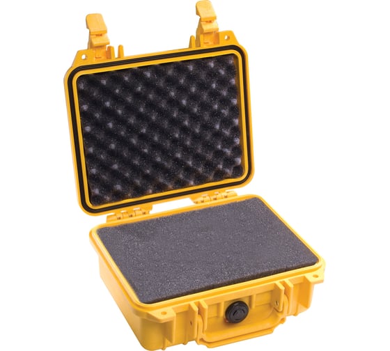 Защитный кейс Pelican 1200 желтый с поропластом 1200-000-240E