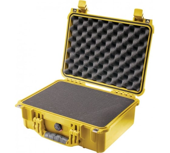 Защитный кейс Pelican 1450 желтый с поропластом 1450-000-240E